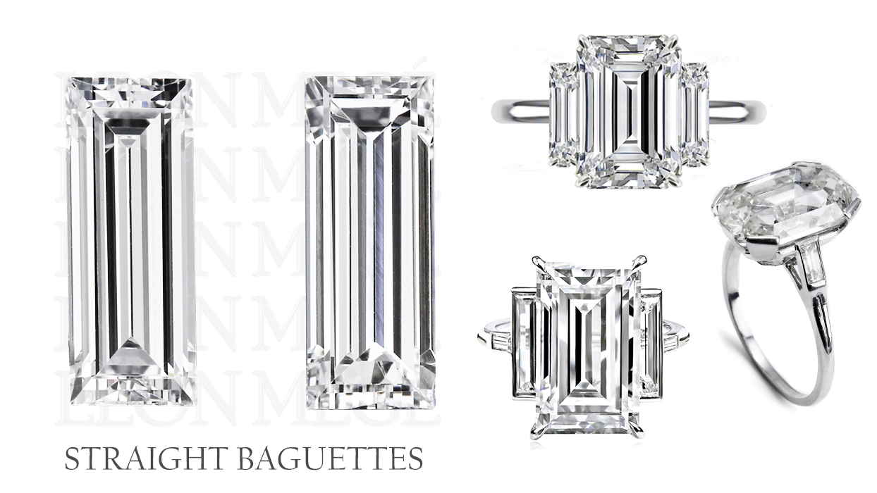 Rectangle cut hot sale diamond name