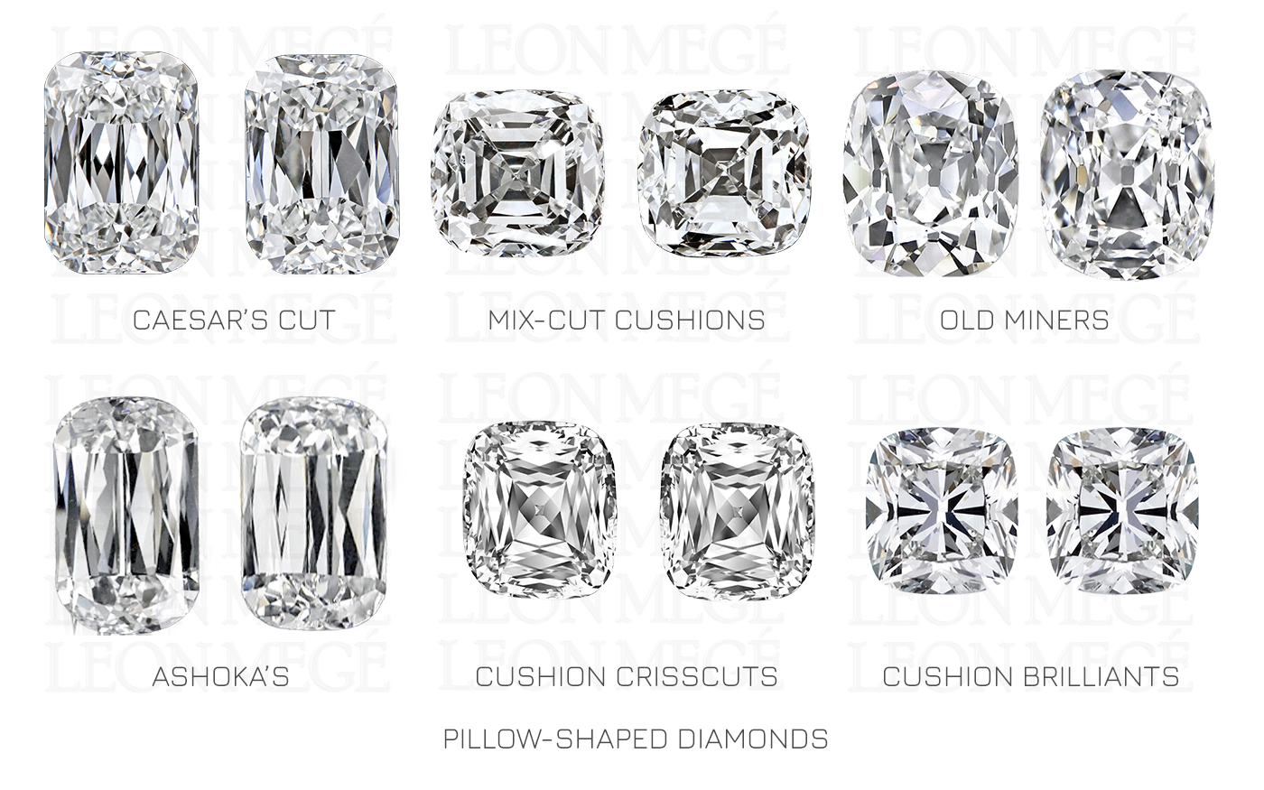 Pillow shaped diamonds