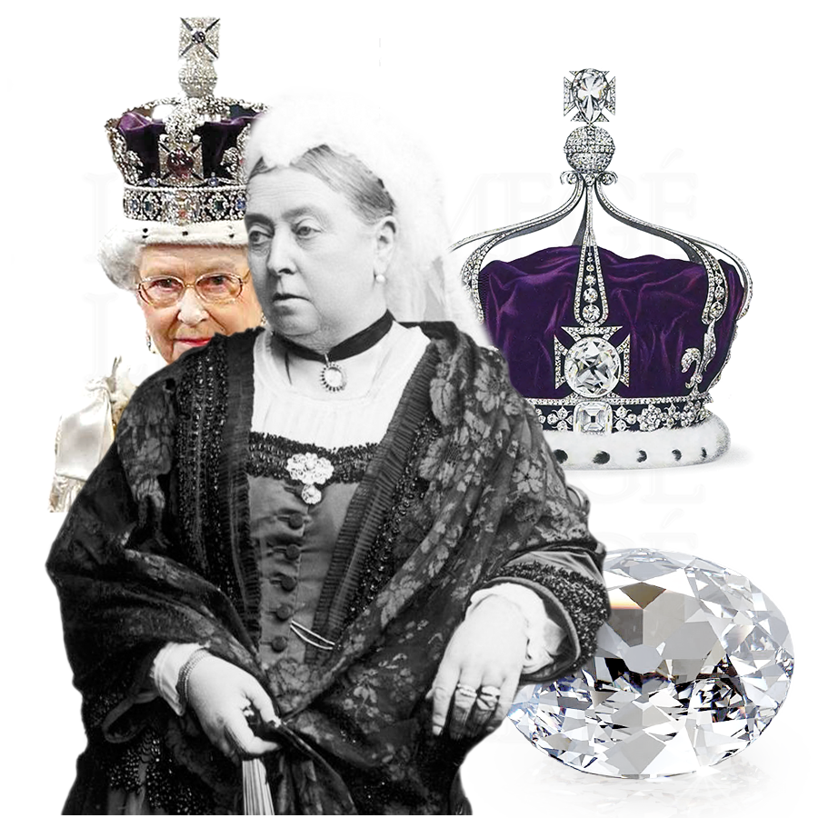 Koh-i-noor diamond stolen by British from India article illustration by Leon Mege