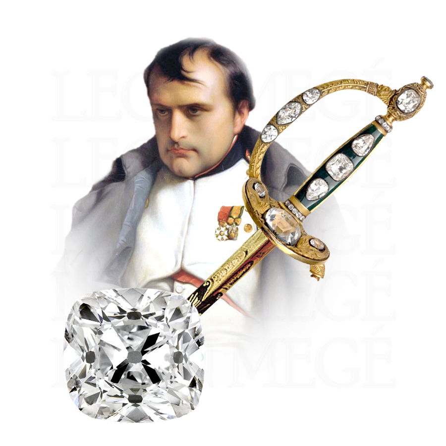 Regent Pitt diamond history Napoleon's sword diamond
