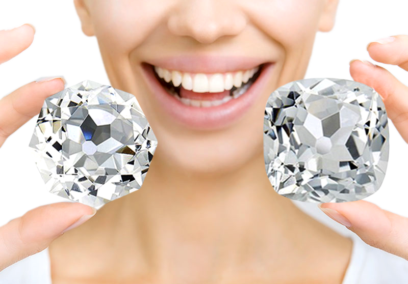 Famous diamonds illustration