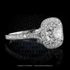 Leon Megé Cold Fusion™ engagement ring with a True Antique™ cushion diamond r4718