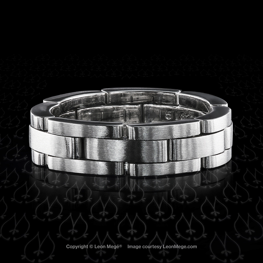 Mens hinged wedding deals bands