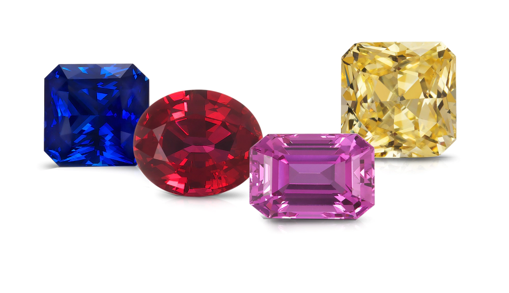 sapphires corundum ruby different colors example