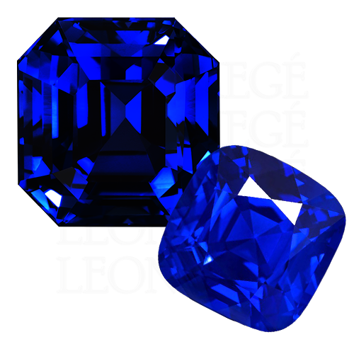 Royal blue vs Kashmir sapphire illustration