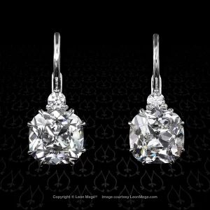 Handmade Sterling Silver Pre-Notched Dangle Setting – Square/Cushion/Princess Cut (8mm)