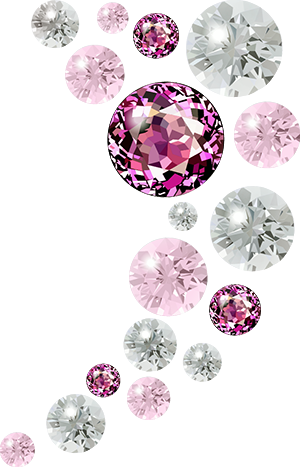 Natural diamonds illustration