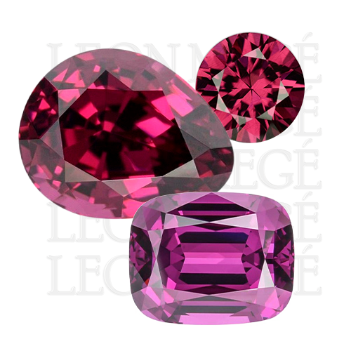 Rhodolite garnet