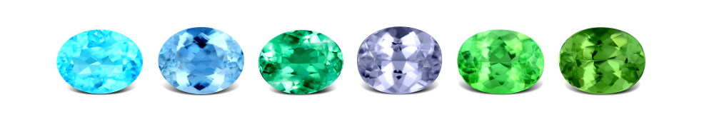 Paraiba color illustration