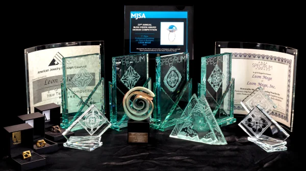 Awards banner Leon Mege