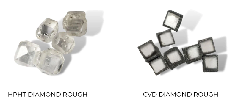 CVD vs. HPHT lab-grown diamonds