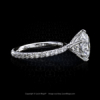Leon Mege answer to Tiffany ring - bespoke Tulip six-prong solitaire featuring a round diamond r7061