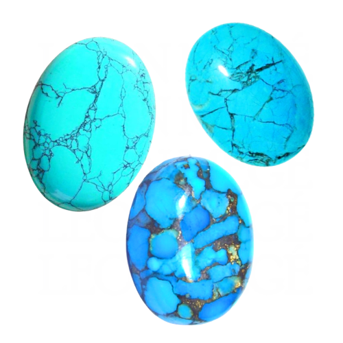 Turquoise gemstone illustration