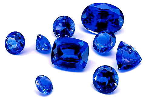 Leon mege sapphires blue illustration