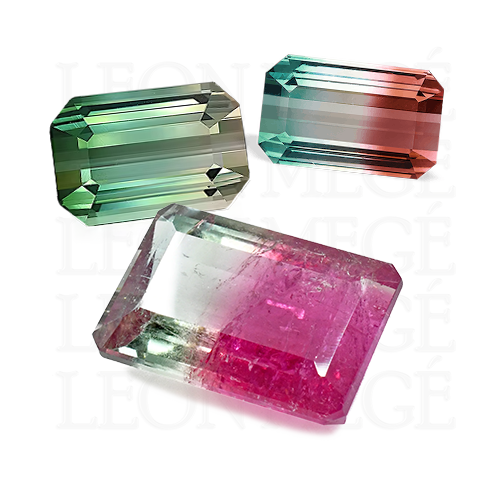 Bi-color tourmaline