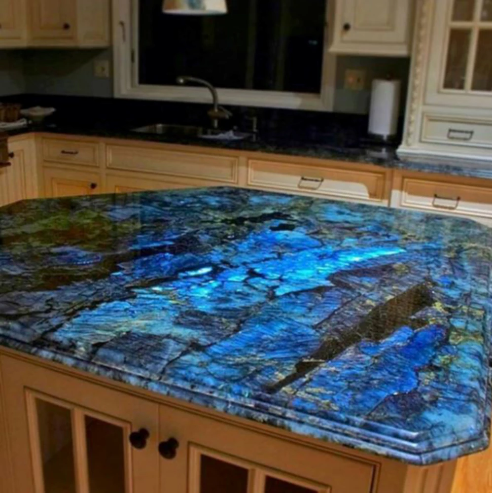Labradorite kitchen counter