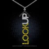 "Lookup" pendant inspired by me too campaign created by world-renowned jewelry designer Leon Mege.