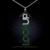 "Lookup" pendant inspired by me too campaign created by world-renowned jewelry designer Leon Mege.