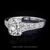Leon Megé bespoke Mon Cheri™ engagement ring with a True Antique™ cushion diamond and French cut calibre r5832